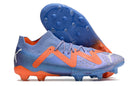 Chaussure de foot Puma Future Ultimate MG violette et orange "Supercharge Pack"