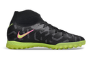 Chaussure de foot Nike Phantom Luna Elite TF noire et verte