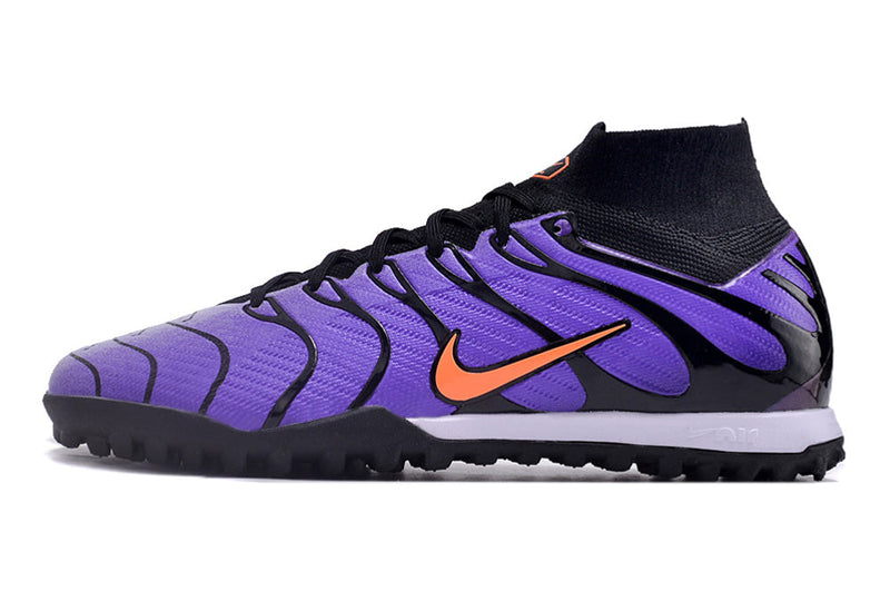 Chaussure de foot Nike Air Zoom Mercurial Superfly 9 Elite TF violette "Air Max TN"