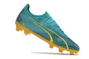 Chaussure de football Puma Ultra Ultimate FG bleu et jaune "Dream Factory"