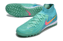 Chaussure de foot Nike Phantom Luna Elite TF Bleu et Vert "Vortex Pack"