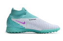 Chaussure de foot Nike Phantom GX DF Elite blanche et verte "Peak Ready Pack"