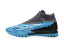 Chaussure de foot Society Nike Phantom GX DF Elite TF Bleu et Noir