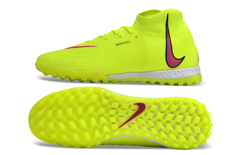 Chaussure de foot Society Nike Phantom Luna Elite TF Verte