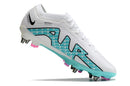 Chuteira Nike Mercurial Vapor 15 Elite SG Campo - Branco e Azul