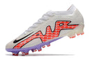 Chuteira Nike Air Zoom Mercurial Vapor 15 Elite Campo - Branco e Vermelho