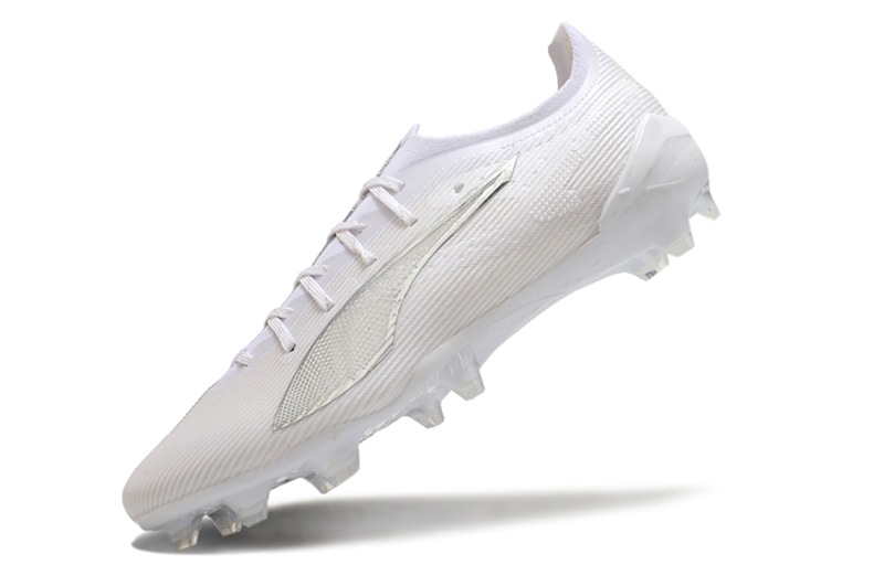 Chuteira Campo Puma Ultra 5 Ultimate FG Branca "Brilliance Pack"