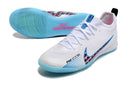 Chuteira Nike Air Zoom Mercurial Vapor 15 Pro Futsal - Branco e Azul