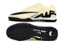 Chaussure de foot Nike Air Zoom Mercurial Vapor 15 Elite TF beige et noire "Mad Ready Pack"