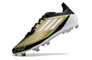 Chuteira Campo Adidas F50 Messi FG Preto e Dourado "Triunfo Dorado Pack"
