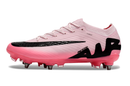 Chaussure de football Nike Air Zoom Mercurial Vapor 15 Elite, semelle mixte, rose et noire, "Mad Brilliance Pack"