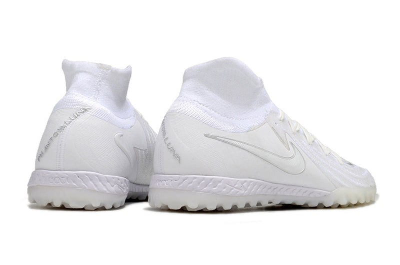 Chaussure de foot Nike Society Phantom Luna Elite TF Blanche "Pearlized Pack"