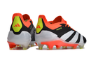 Chuteira Campo Adidas Predator Elite FG Preta, Laranja e Branco "Solar Energy"