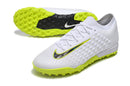 Chaussure de foot Society Nike Phantom Ultra Venom Elite TF Blanche et Verte