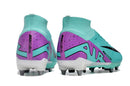 Chuteira Campo Nike Air Zoom Mercurial Superfly 9 Elite Trava Mista Azul e Roxo "Peak Ready Pack"