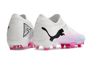 Chaussure de football Puma Future 7 FG blanche et rose "Phenomenal Pack"