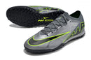 Chaussure de foot Nike Air Zoom Mercurial Vapor 15 Elite TF Gris et Vert