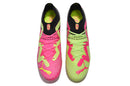 Chaussure de foot Puma Future Ultimate MG noire, verte et rose "Tricks Pack"