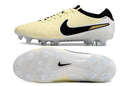 Chaussure de foot Nike Tiempo Legend 10 Elite FG Beige et Blanche "Mad Ready Pack"