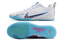Chuteira Nike Air Zoom Mercurial Vapor 15 Pro Futsal - Branco e Azul