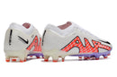 Chuteira Nike Air Zoom Mercurial Vapor 15 Elite Campo - Branco e Vermelho