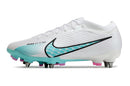 Chuteira Nike Mercurial Vapor 15 Elite SG Campo - Branco e Azul