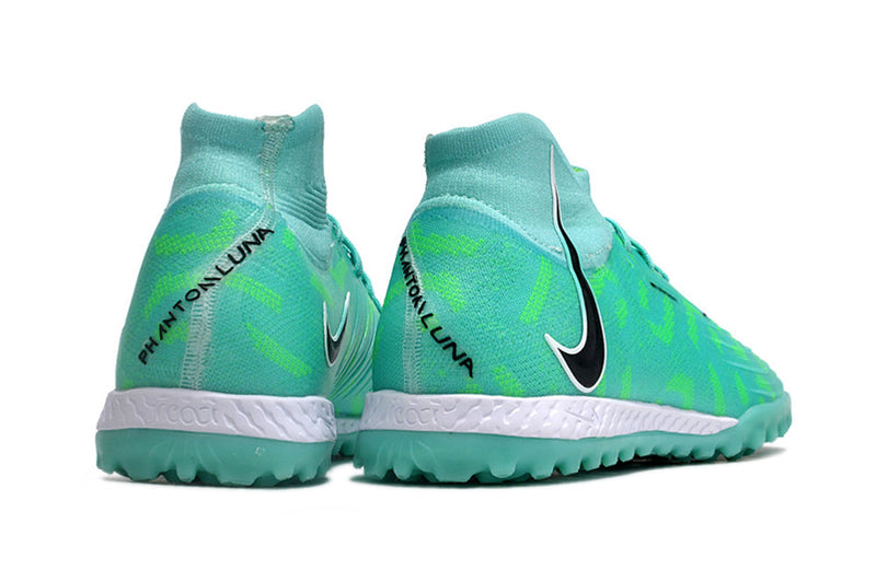 Chaussure de foot Society Nike Phantom Luna Elite TF Verte