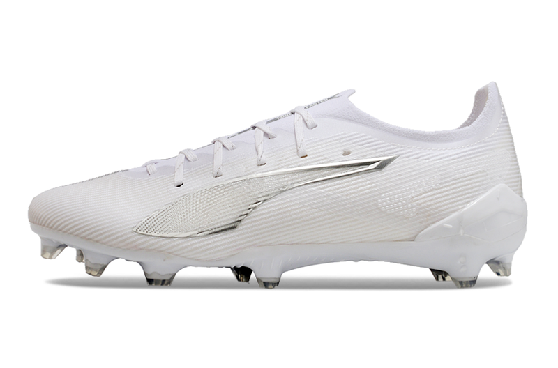 Chuteira Campo Puma Ultra 5 Ultimate FG Branca "Brilliance Pack"