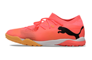 Chaussure de foot Society Puma Future 7 TF Rose et Jaune