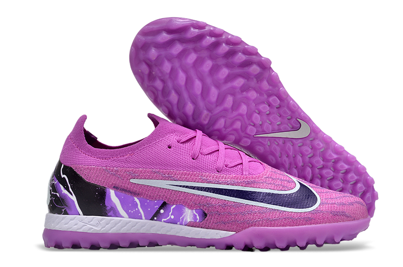 Chaussure de foot Society Nike Phantom GX Elite TF Violet "Thunder"