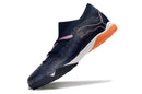 Chaussure de foot Puma Future 7 TF bleu, blanc et rose "Teaser"