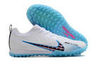 Chuteira Nike Air Zoom Mercurial Vapor 15 Pro Society - Branco e Azul