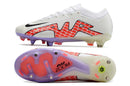 Chuteira Nike Mercurial Vapor 15 Elite SG Campo - Branca e Vermelha