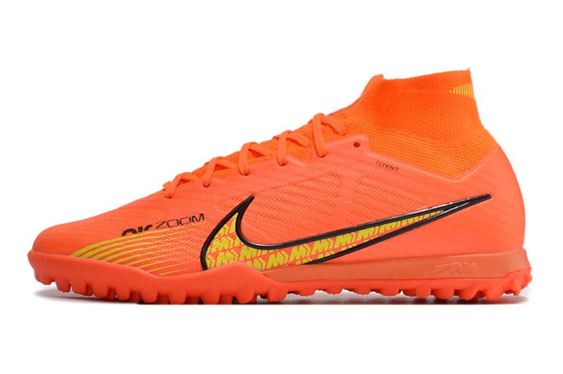 Chaussure de foot Nike Air Zoom Mercurial Superfly 9 Elite TF Orange