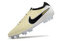 Chaussure de foot Nike Tiempo Legend 10 Elite FG Beige et Blanche "Mad Ready Pack"