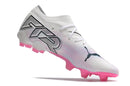 Chaussure de football Puma Future 7 FG blanche et rose "Phenomenal Pack"