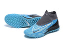 Chaussure de foot Society Nike Phantom GX DF Elite TF Bleu et Noir