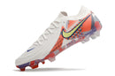 Chaussure de foot Nike Phantom GX 2 Elite FG blanche et rouge "Barna Pack"