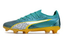Chaussure de football Puma Ultra Ultimate FG bleu et jaune "Dream Factory"