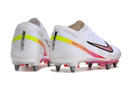 Chaussure de football Nike Air Zoom Mercurial Vapor 15 Elite, semelle mixte, blanche, modèle "Rashford"