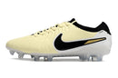 Chaussure de foot Nike Tiempo Legend 10 Elite FG Beige et Blanche "Mad Ready Pack"
