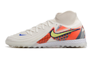 Chaussure de foot Nike Phantom Luna 2 Elite TF blanche, grise et rouge "Barna Pack"