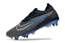 Chaussure de foot Nike Phantom GX Elite, semelle mixte, noire et bleue "Black Pack"