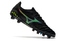 Chuteira Campo Mizuno Morelia Neo 3 FG Preta, Verde e Azul