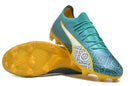 Chaussure de football Puma Ultra Ultimate FG bleu et jaune "Dream Factory"
