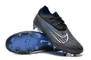Chaussure de foot Nike Phantom GX Elite, semelle mixte, noire et bleue "Black Pack"