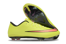 Chaussure de foot Nike Retro Mercurial Vapor 10 FG Vert Neon et Orange