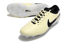 Chaussure de foot Nike Tiempo Legend 10 Elite FG Beige et Blanche "Mad Ready Pack"