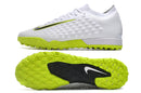 Chaussure de foot Society Nike Phantom Ultra Venom Elite TF Blanche et Verte