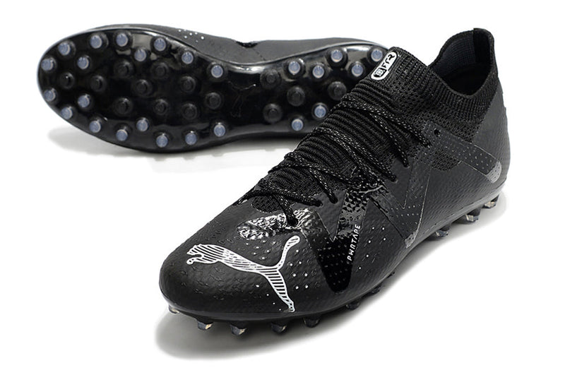 Chaussure de foot Society Puma Future Ultimate MG Noire "Eclipse Pack"